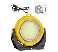 XIAOQENAN Portable LED Work Light With Base And Rechargeable Battery Solar Flashlights ABS Texture For Camping Garage Construction Light