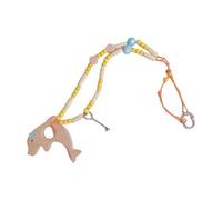 XIAOQENAN Retro Dolphin Pendant Beaded Necklace Lightweight Handcrafted Clavicle Chain Jewelry For Beach Parties Hawaiian Seashells Necklace