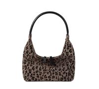 XIAOQENAN Retro Inspired Plush Leopards Print Handbag Fashion Handle Bag Evening Bag Designed For The Modern Women And Girls Unique Pattern Handbag