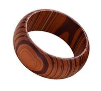 XIAOQENAN Retro Wide Wooden Bangle User Friendly Handmade Jewelry Smooth Finishes Lightweight Sturdy Wrist Cuff for Women Men Artistic Carved Wooden Bangle