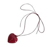 XIAOQENAN Simple Yet Unique Heart Pendant Necklace Heart Shaped Necklace Simple Elegant Neck Accessory For Office And Home Customizable Options