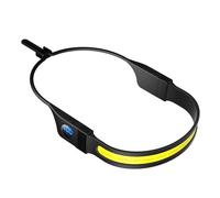 XIAOQENAN Small Head Torch With Digital Battery Monitor Ergonomic Strap Adjustable LED Lamp For Outdoor Work Night Running Waterproof Rechargeable Headlamp