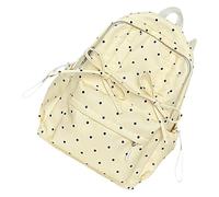 XIAOQENAN Spacious Travel Backpack Nylon School Bag For College Student With Multiple Compartments Strap And Drawstring Closure Girls Backpacks With Bowknot