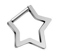 XIAOQENAN Star Shaped Nose Rings Accessory Youthful Five Point Star Nose Ornament Piercing Body Studs For Stylish Occasions Fashionable Piercing