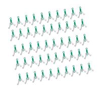 XIAOQENAN Sub Wire Connector Fishing Line Space Bifurcation Swivels Contactor Fishing Tackle 50Pcs 8 Shaped Rings Tackle