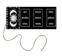 XIAOQENAN Travel Friendly Tarots Card Carriers Foldable Mystical Print Game Organizers For Everyday Use Mystical Art Tarots Holder