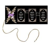 XIAOQENAN Travel Friendly Tarots Card Carriers Foldable Mystical Print Game Organizers For Everyday Use Mystical Art Tarots Holder