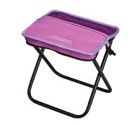 XIAOQENAN Ultra-Light Aluminum Alloy Foldable Camping Stool, Portable Backpacking Seat for Hiking with High Weight Capacity Ultra-Light Aluminum Alloy Foldable Camping Stool