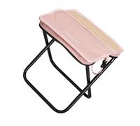 XIAOQENAN Ultra-Light Aluminum Alloy Foldable Camping Stool, Portable Backpacking Seat for Hiking with High Weight Capacity Ultra-Light Aluminum Alloy Foldable Camping Stool