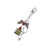 XIAOQENAN Unique Taro Inspired Napoleon Cake Phone Strap Handmade Decorative Accessory For Bags And Devices Taro Purple Cream Napoleon Phone Charm