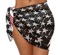 XIAOQENAN Women Beach Wrap Sarongs Covers Up Chiffons Swimsuit Short Covers Skirts Printed Dress Skirt Women Sarongs Printed Cover Chiffons Skirts