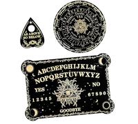 XIAOQENAN Wood Carved Pendulums Board Wooden Dowsing Board Divination Witchcrafts Wiccan Metaphysical Message Telling