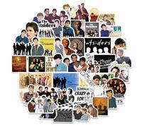 XIAOQINGXIN 50PCS The Outsiders Vinyl Stickers for Phones,Water Bottles.