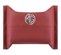 XIAOSAXIAODE PU Leather Car Tissue Box, for MG ZT 2001 2002 2003 Cars, Multifunctional Sun Visor Tissue Box, Headrest Car Tissue Box,hanging Tissue Box for Car Vehicles,Red