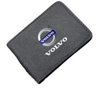 XIAOSAXIAODE Stylish Leather Driver’s License Holder with Photo Window, for Volvo V60 Cross Country 2015 2016 2017 2018 2019 2020 Car, Driving License Cover, ID Card Protector, Auto Accessories,Grey
