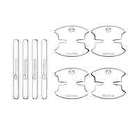 XIAOSAXIAODE TPU Door Handle Protector Sticker, for Mazda CX-5 2012 2013 2014 2015 2016 2017 2018 Cars, Ultra Clear Paint Protection Film, Antiscratch Handle Guard, Directly Adheres,White