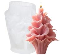 XIAOSHUI 3D Calla Lily Bouquet Candle Molds Calla Lily Candle Silicone Mold for Candles Making Resin Casting Aromatherapy Candles Gypsum Craft Home Decorate