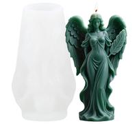 XIAOSHUI Guardian Angels Candle Mold Wings Goddess Candle Silicone Molds