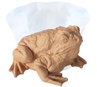 XIAOSHUI Large Toad Candle Mould Frog Candle Silicone Moulds Toad Resin Casting Mould for Candle Home Decorate Moulds Candles Making Aromatherapy Gypsum Candles Clay Craft