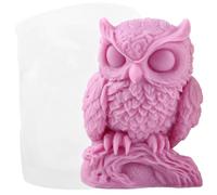 XIAOSHUI Owl Silicone Candle Mould Owl Candle Moulds Animal Mould Owls Resin Casting Moulds for Candle Home Decorate Mould Candles Making Aromatherapy Gypsum Clay Craft