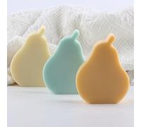 XIAOSHUI Pear Candle Silicone Mold Fruit Candle Resin Molds for Candle Making Resin Aromatherapy Gypsum Wax Soap Clay Craft