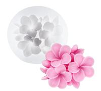 XIAOSHUI Plumeria Candle Mold Frangipani Flower Silicone Mold Flower Resin Casting Molds for Candle Making Resin Aromatherapy Gypsum Wax Soap Clay Craft