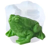 XIAOSHUI Toad Candle Mold Frog Candle Silicone Molds Toad Resin Casting Mold for Candle Home Decorate Mold Candle Making Aromatherapy Gypsum Candles Clay Craft