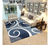 Xiaosua Bedroom Carpet Flooring children's rug 120x200CM children blue Gray white geometric Mat Floor Big