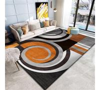 Xiaosua Carpet For Bedroom indoor outdoor rug 50x80CM rugs orange Black gray stain-resistant Living Room Home Small And Mats