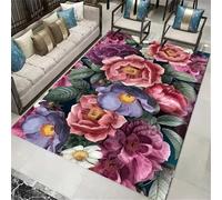 Xiaosua Entrance Rug Indoor extra large 170x240CM soundproof carpet red Purple green floral Small Rugs For Bedroom Mat