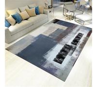 Xiaosua Kids Rugs For Bedrooms Boys extra large rug 140x200CM front door blue Gray black abstract carpet Living Room Center Outdoor