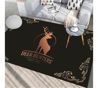 Xiaosua Kids Rugs large area rug 120x160CM carpet squares black Stain-resistant and easy-to-care Boys Indoor/Outdoor Living Room