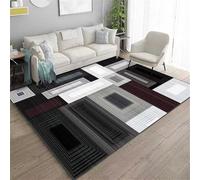 Xiaosua Large Rugs kids rug 80x150CM outdoor Gray black Crimson modern geometric carpet For Living Room Office