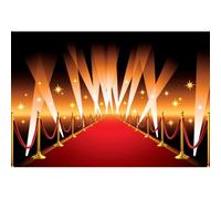 Xiaoterna 12x8ft Red Carpet Backdrop Shiny Spotlight Glitter Stars Bokeh Photography Background Movie Premiere Film Festival Backdrop Music Party Decoration Kids Adults Portrait Photo Props