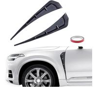 XIAOTIEC Car Fender Side Vents Stickers for BMW X1 E84 2009-2015,Waterproof Side Wing Vent Cover ABS Flow Intake Hole Grille Spoiler Trim Accessories