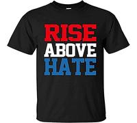 XIAOWA Men's Jo%hn Cena Rise Above Hate Cotton Men T Shirt Black
