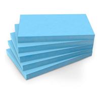 xiaowanwan Pack of 5 Foam Board, Hard Foam, 20 mm, Hard Foam Board, DIY, Craft Board, Polystyrene for Landscape Modelling (Blue)