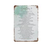 xiaoxiaoshen 1 Corinthians 13 Christian Poem Wall Decor Art Metal Tin Poster Modern Home Decor Art Home Bar Shop Decorations Vintage Sign 30x20cm