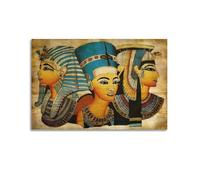 xiaoxiaoshen Ancient Egyptian Pharaohs And Queens Painting Canvas Poster Wall Art Prints Room Aesthetic Murals Bedroom And Living Decorations 16x24inch(40x60cm)