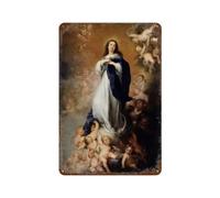 xiaoxiaoshen Bartolome Esteban Murillo Los Venerables Wall Decor Art Metal Tin Poster Modern Home Decor Art Home Bar Shop Decorations Vintage Sign 30x20cm