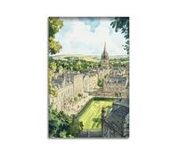 xiaoxiaoshen Bath England Roman Baths Royal Crescent Georgian City Gift Canvas Poster Wall Art Prints Room Aesthetic Murals Bedroom And Living Decorations 16x24inch(40x60cm)