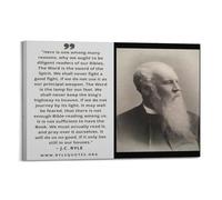 xiaoxiaoshen Bishops J C Ryle Portrait Quotes Canvas Poster Wall Art Prints Room Aesthetic Murals Bedroom And Living Decorations 16x24inch(40x60cm)