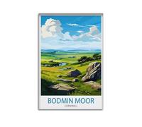 xiaoxiaoshen Bodmin Moor Corn Rugged Landscape Wild Moorland Southwest England Brit Canvas Poster Wall Art Prints Room Aesthetic Murals Bedroom And Living Decorations 24x36inch(60x90cm)