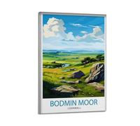xiaoxiaoshen Bodmin Moor Corn Rugged Landscape Wild Moorland Southwest England Brit Canvas Poster Wall Art Prints Room Aesthetic Murals Bedroom And Living Decorations 08x12inch(20x30cm)