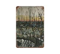 xiaoxiaoshen Charles E Burchfield (18) Wall Decor Art Metal Tin Poster Modern Home Decor Art Home Bar Shop Decorations Vintage Sign 30x20cm