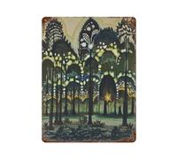 xiaoxiaoshen Charles E Burchfield (8) Wall Decor Art Metal Tin Poster Modern Home Decor Art Home Bar Shop Decorations Vintage Sign 40x30cm