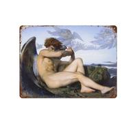 xiaoxiaoshen Fallen Angel by Alexandre Cabanel Wall Decor Art Metal Tin Poster Modern Home Decor Art Home Bar Shop Decorations Vintage Sign 30x40cm