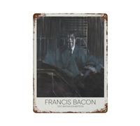 xiaoxiaoshen Francis Bacon Gallery Wall Decor Art Metal Tin Poster Modern Home Decor Art Home Bar Shop Decorations Vintage Sign 40x30cm