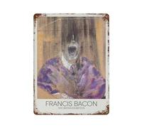 xiaoxiaoshen Francis Bacon Pope Innocent Gallery Decor Wall Decor Art Metal Tin Poster Modern Home Decor Art Home Bar Shop Decorations Vintage Sign 40x30cm