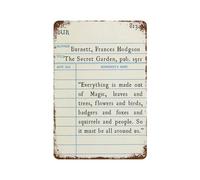 xiaoxiaoshen Hodgson Burnett The Secret Garden (2) Wall Decor Art Metal Tin Poster Modern Home Decor Art Home Bar Shop Decorations Vintage Sign 30x20cm